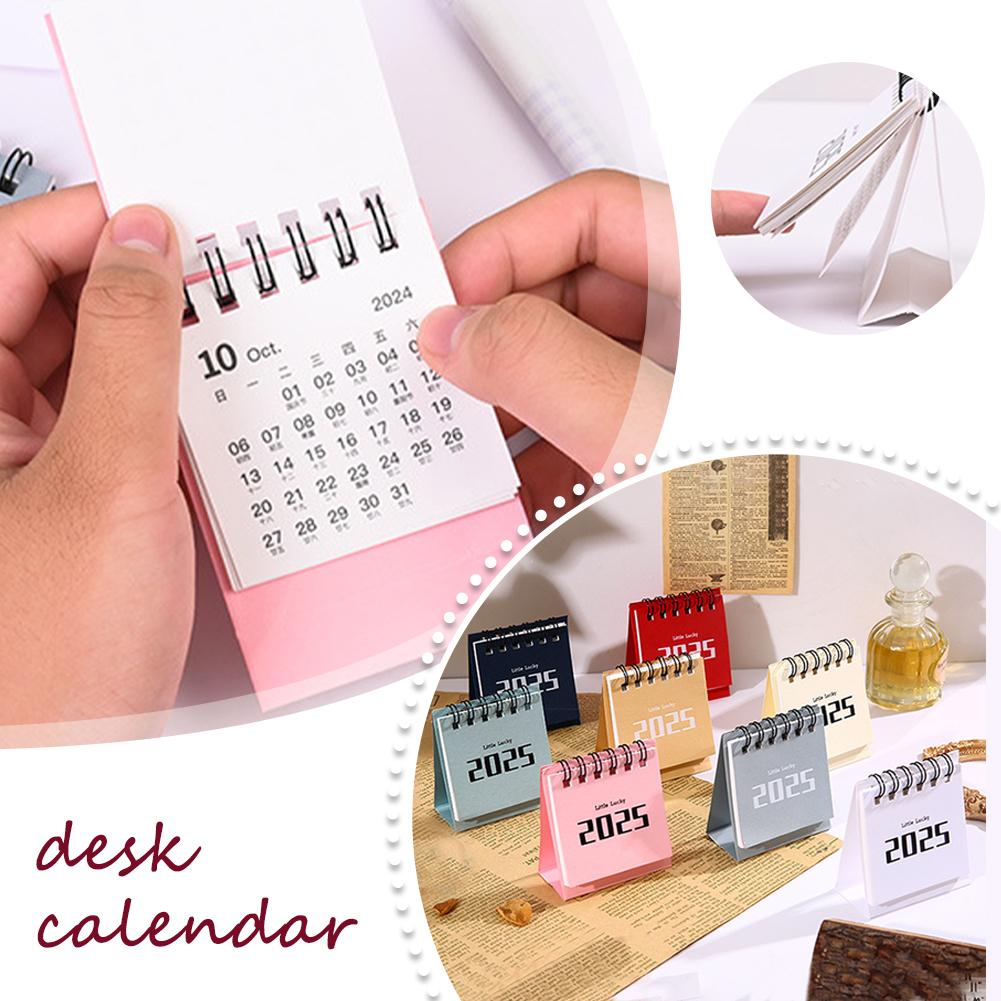 thumbnail image 3 of Wartleves Calendario de escritorio en miniatura 2025 Decoración creativa para la oficina Calendario de escritorio Memo diario ∮, 3 of 7