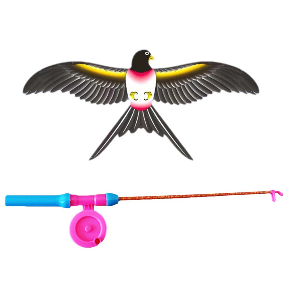 thumbnail image 4 of SGACAI Juguete de cometa voladora para niños con diseño de águila y mariposa de dibujos animados, 4 of 7
