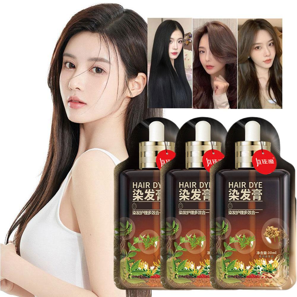 thumbnail image 4 of SGACAI Champú para teñir el cabello con extracto de planta Bubble Plant, crema para teñir el cabello que no daña el cabello D7H6., 4 of 7