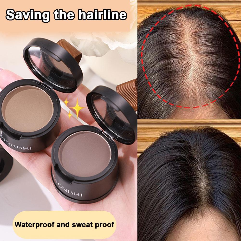thumbnail image 4 of Ruifaya Polvo de sombra de ojos resistente al agua para el cabello, volumen máximo, para mujeres y hombres, 4 of 7