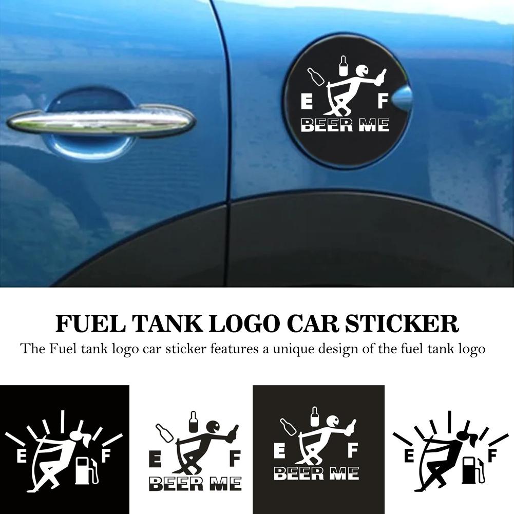 thumbnail image 2 of SGACAI Tanque vacío Indicador de combustible vacío Adhesivo divertido para coche - Ventana Tanque Parachoques, 2 of 7