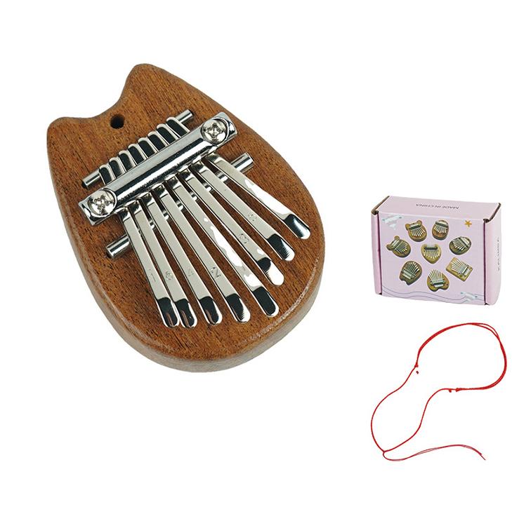 thumbnail image 5 of SGACAI Mini piano de pulgar de 8 teclas, regalo exquisito, ideal para principiantes E2, 5 of 7