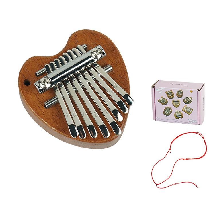 thumbnail image 4 of SGACAI Mini piano de pulgar de 8 teclas, regalo exquisito, ideal para principiantes E2, 4 of 7