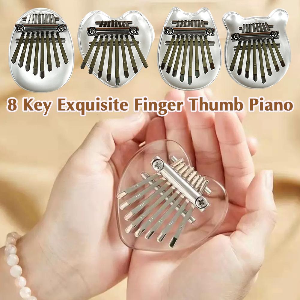 thumbnail image 2 of Wartleves Piano de pulgar exquisito de 8 teclas Piano de pulgar exquisito de 8 teclasθÆ, 2 of 7