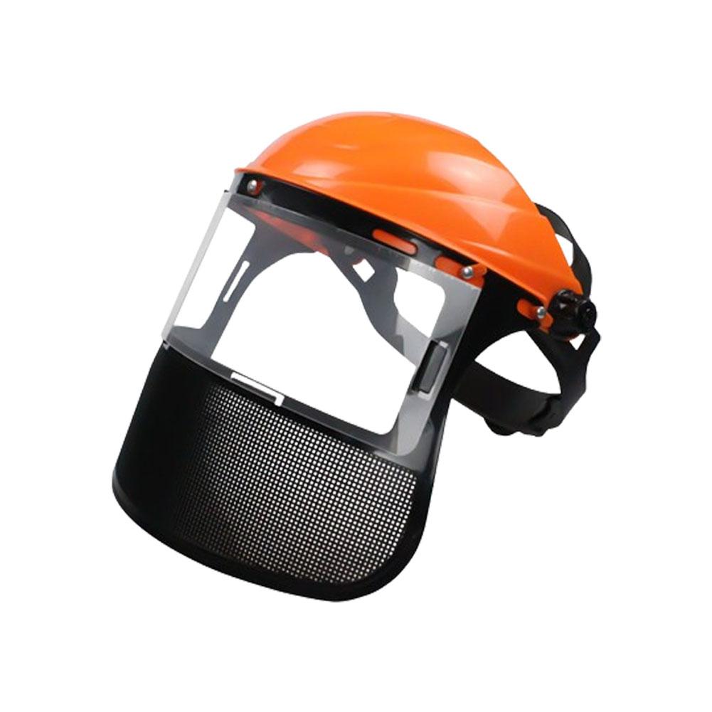 thumbnail image 4 of Wartleves Casco de seguridad para jardín de acero inoxidable, recortador de césped, sombrero, máscara de malla completa/cara, 4 of 7