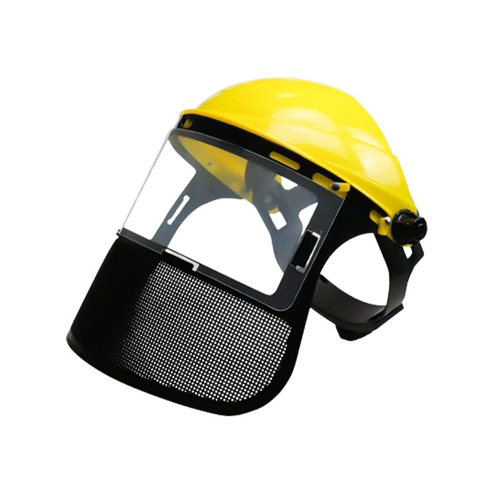 thumbnail image 5 of Wartleves Casco de seguridad para jardín de acero inoxidable, recortador de césped, sombrero, máscara de malla completa/cara, 5 of 7