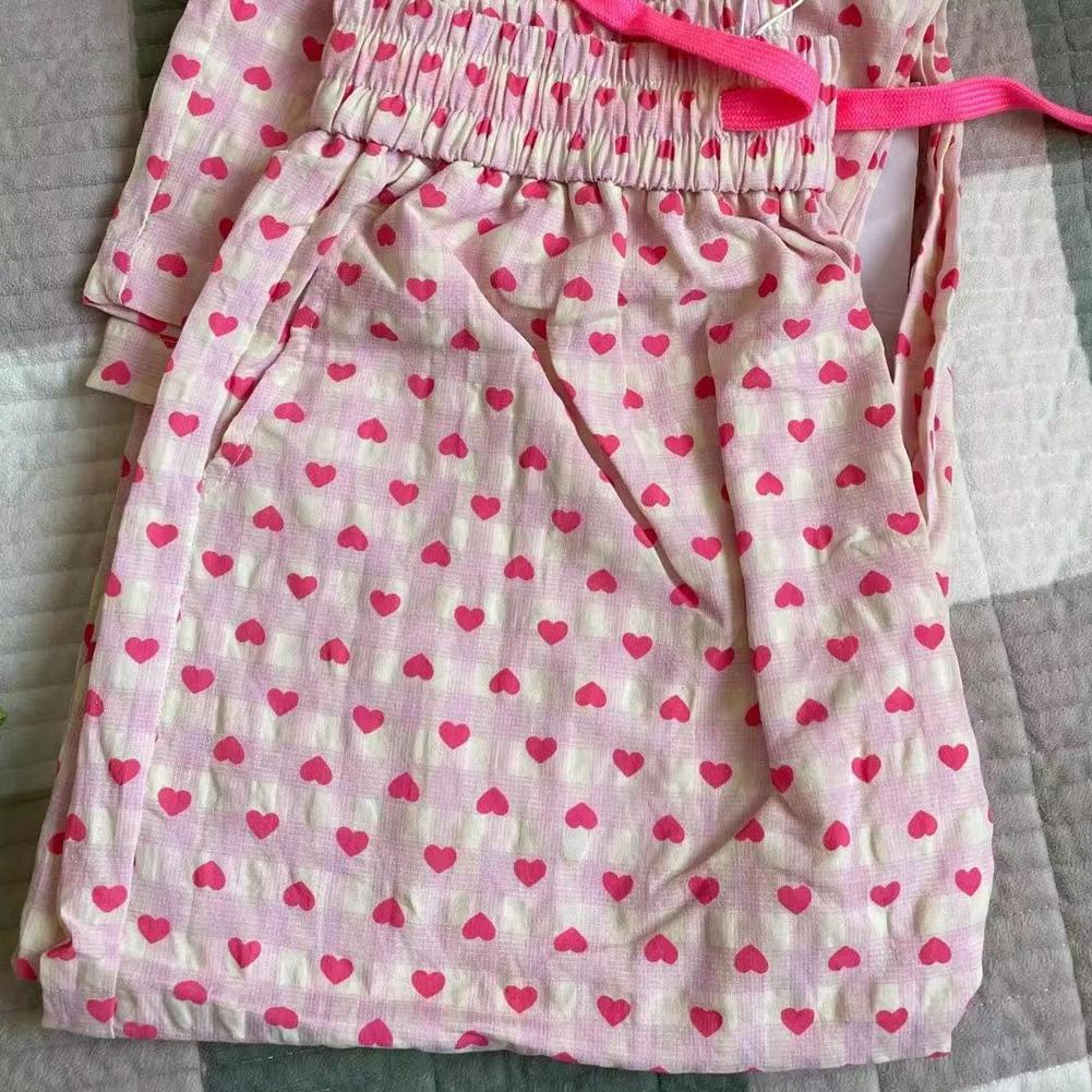 thumbnail image 4 of Wartleves Pantalones de pierna ancha para mujer, pantalones casuales holgados rectos con botones de talla grande coreanos↘, 4 of 7