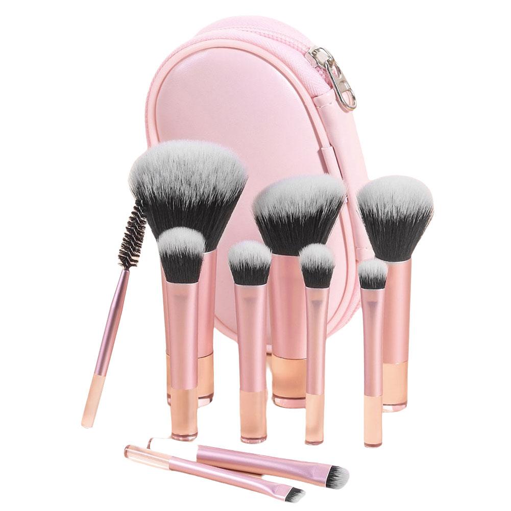 thumbnail image 5 of Wartleves Juego de 10 pinceles de maquillaje para una aplicación precisa, aptos para viajes, 5 of 7