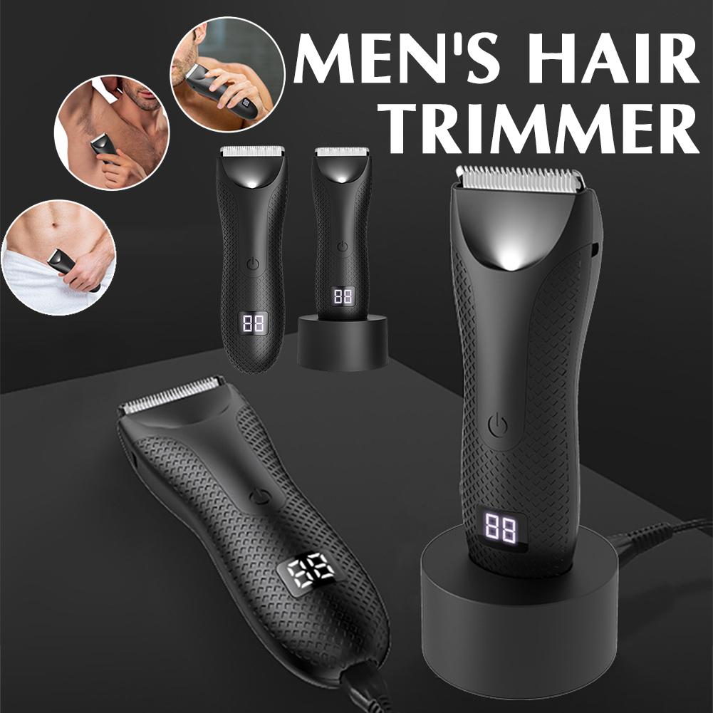 thumbnail image 5 of SGACAI Recortador de vello púbico para hombres, afeitadora eléctrica resistente al agua para la ingle y el cuerpo, 5 of 7