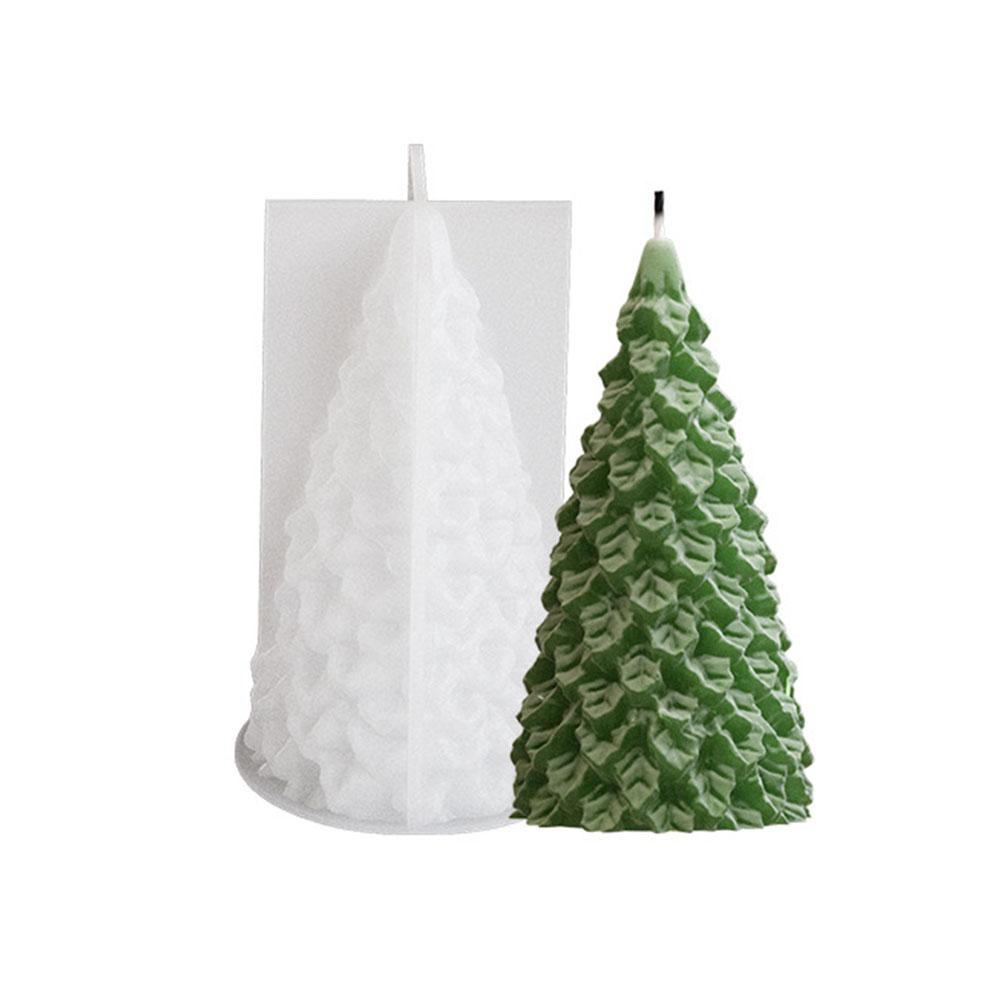 thumbnail image 4 of SGACAI Molde de silicona para vela de Papá Noel en 3D Molde para vela de árbol de Navidad, 4 of 7