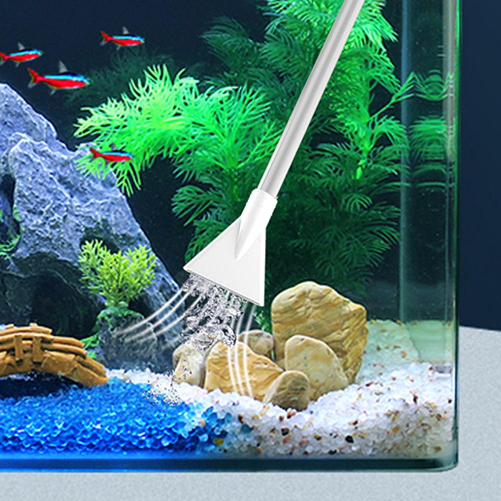 thumbnail image 3 of Wartleves Limpiador de grava con sifón para cambio de agua y aspiradora para acuarios F Fish D3P7 Bomba D0 US, 3 of 7