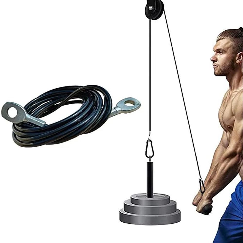 thumbnail image 2 of SGACAI Cable de repuesto para gimnasio fabricado con ojo de presión/ojo de presión | Cable para máquina de gimnasio nuevo, 2 of 7