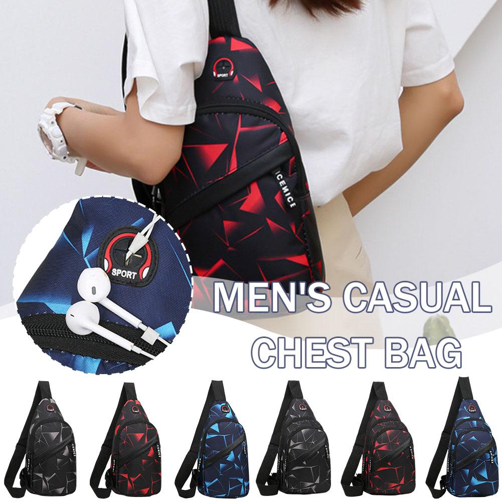 thumbnail image 2 of SGACAI Bolso bandolera para hombre o niño, para viajes al aire libre, para deporte, para hombro, W2E3, 2 of 7