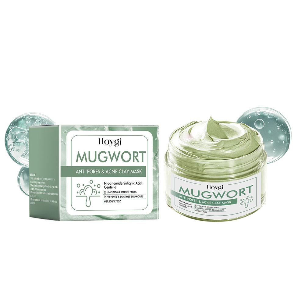 Mugwort Mask For Face & Sensitive Skin - 1.9 Fl.oz Deep Cleansing Pore...