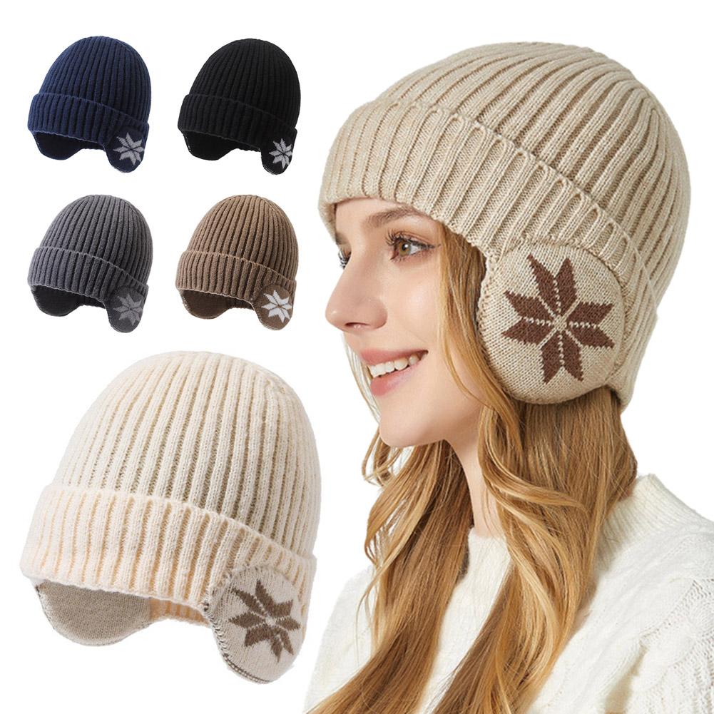 thumbnail image 2 of Wartleves Gorro de punto de lana cálido para invierno, nuevo y novedoso D4O1, 2 of 7