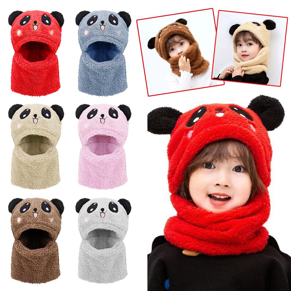 thumbnail image 2 of SGACAI Conjunto de dos piezas con bufanda y gorro de dibujos animados para niños X7S3 W1Y8 US, 2 of 7