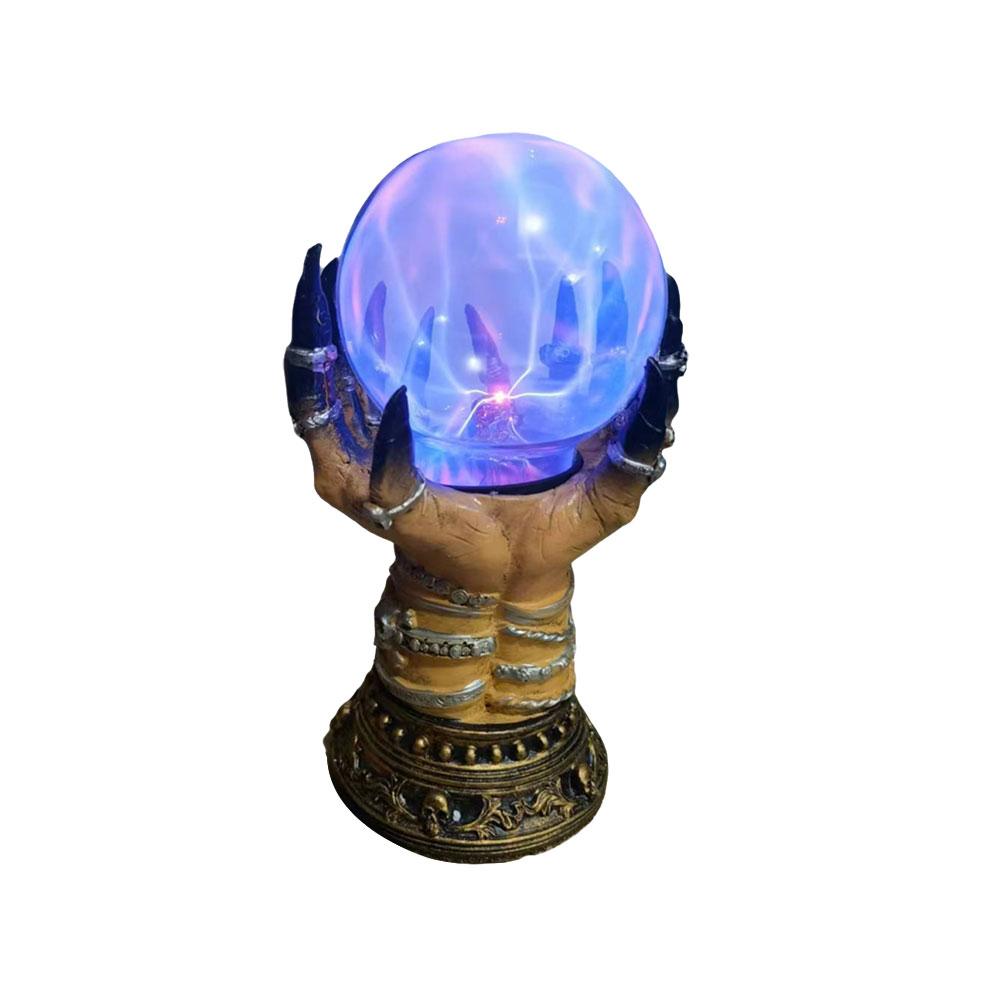 thumbnail image 5 of SGACAI Mano de bruja de resina con bola de cristal brillante, regalo de Navidad para niños, 5 of 7