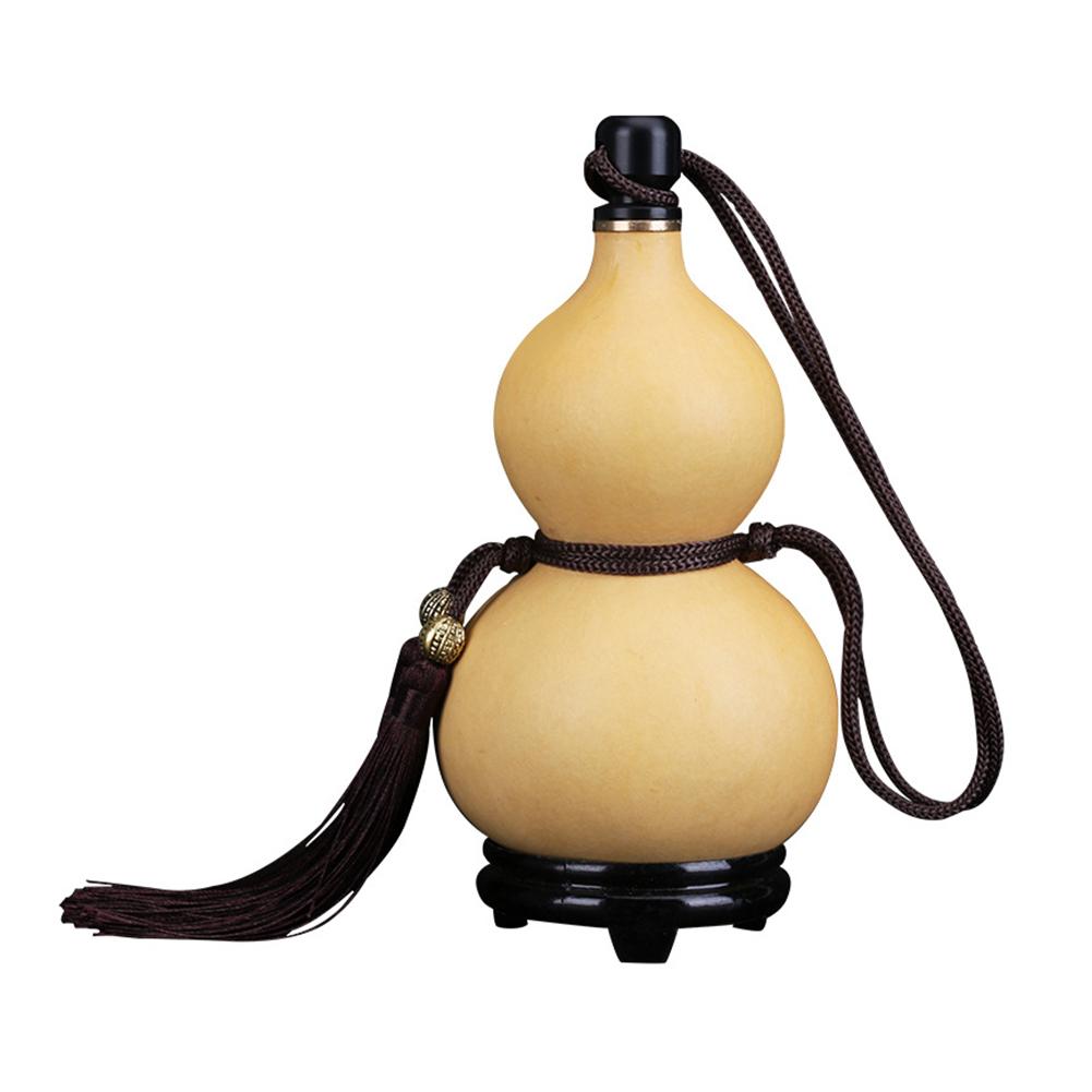 thumbnail image 5 of Wartleves Botella de agua de calabaza Calabaza natural Calabaza de vino abierta Talla de calabaza pequeña 500-7, 5 of 7