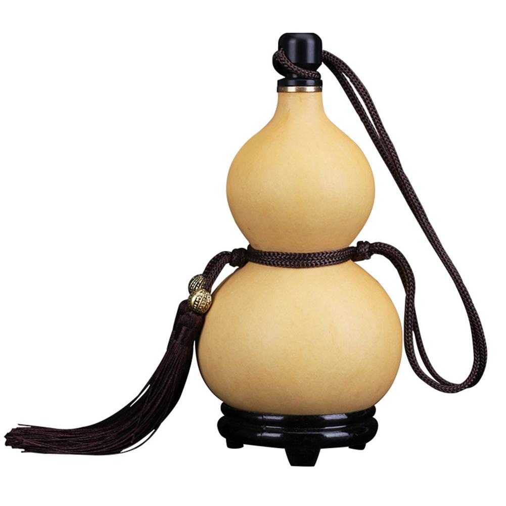 thumbnail image 4 of Wartleves Botella de agua de calabaza Calabaza natural Calabaza de vino abierta Talla de calabaza pequeña 500-7, 4 of 7