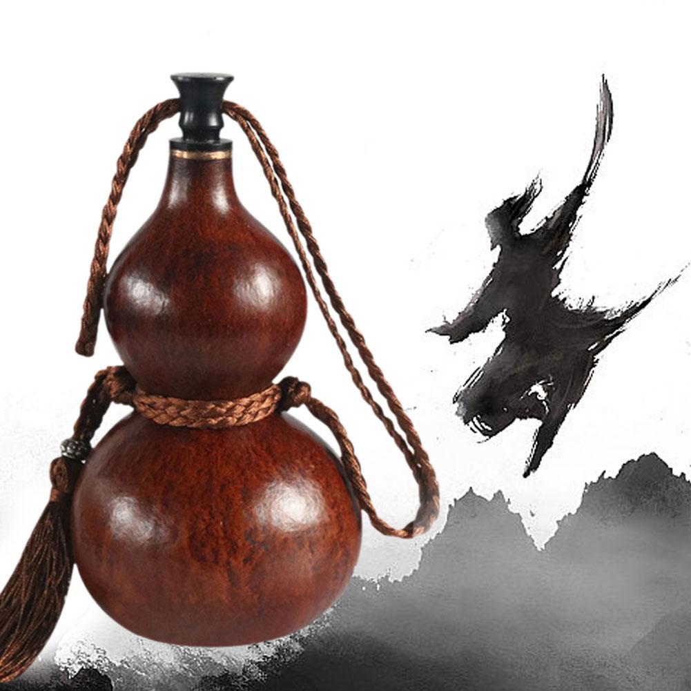 thumbnail image 3 of SGACAI Botella de agua de calabaza, botella de agua deportiva de calabaza, botella de agua de viaje para gimnasio, botella de agua estilo calabaza de inspiración retro china, gran capacidad, estilo, 3 of 7