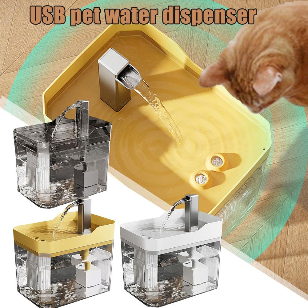 thumbnail image 2 of Ruifaya Fuente para mascotas con dispensador de agua y alimentación por USB, antideslizante*, 2 of 7