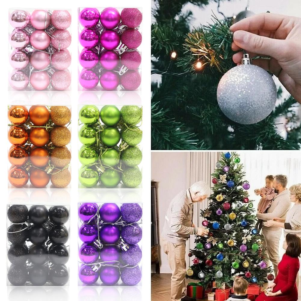 thumbnail image 3 of SGACAI Bolas de Navidad Bolas de plástico Adornos navideños a granel Juego de adornos para árbol, 3 of 7