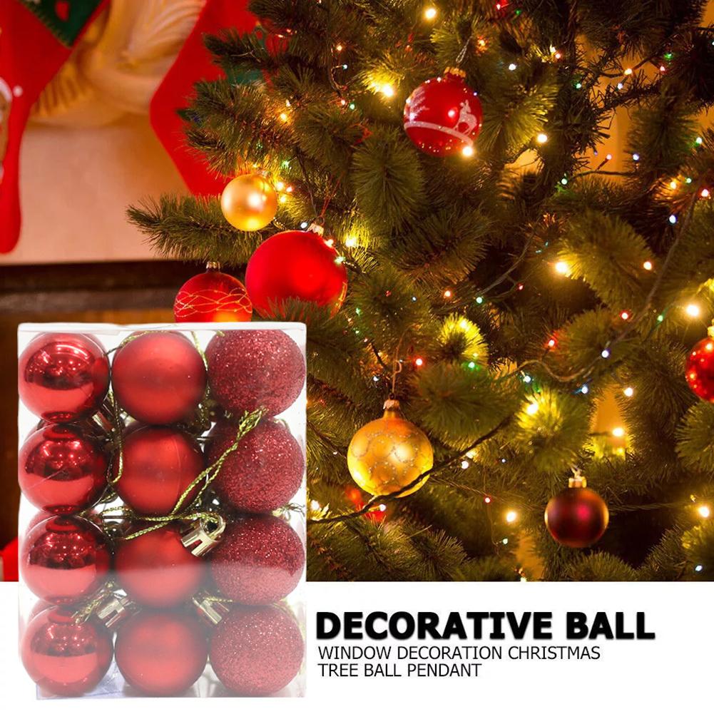 thumbnail image 2 of SGACAI Bolas de Navidad Bolas de plástico Adornos navideños a granel Juego de adornos para árbol, 2 of 7