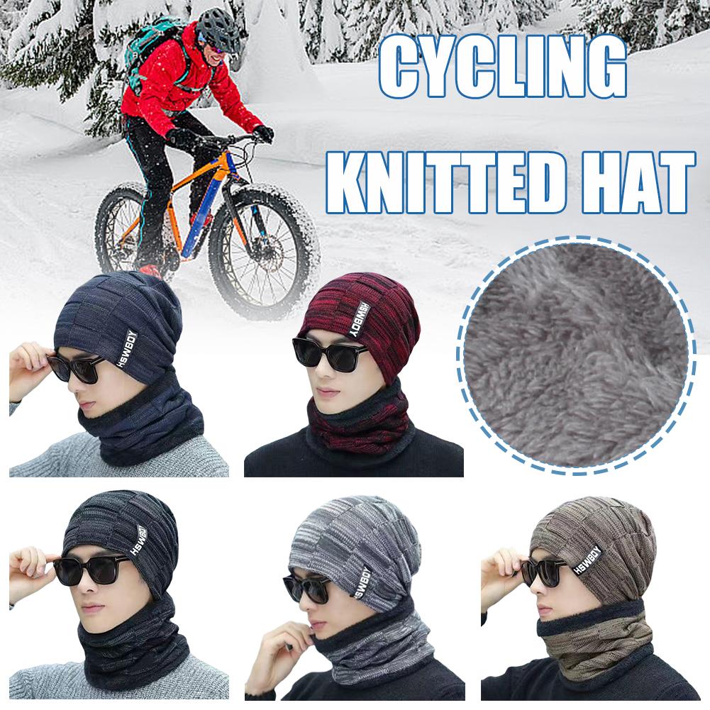 thumbnail image 2 of Ruifaya Gorro de invierno para hombre y mujer, jersey, gorro, bufanda, traje, además de forro polar de terciopelo >✨, 2 of 7