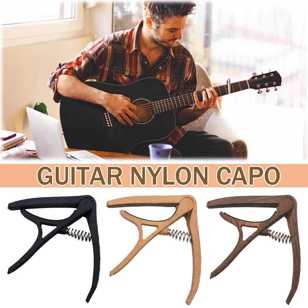 thumbnail image 2 of SGACAI Cejilla de guitarra de cambio rápido Pulunto, cejilla de nailon para guitarra con 6 púas de guitarra, llave de sujeción para cejilla de guitarra para piezas y accesorios de guitarra acústica, 2 of 7
