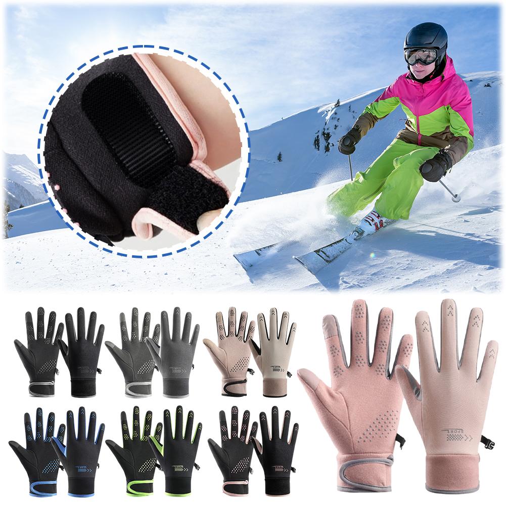 thumbnail image 2 of Ruifaya Guantes de invierno para mujer, para ciclismo, térmicos, resistentes al frío, al viento y al agua., 2 of 7