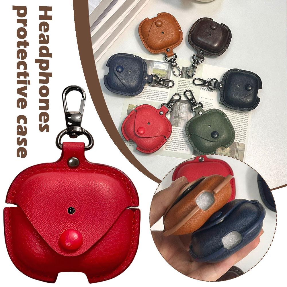 thumbnail image 3 of Ruifaya Estuche de PU para auriculares Airpods 4 Estuche protector empresarial Antipérdida Anti-caída |в, 3 of 7