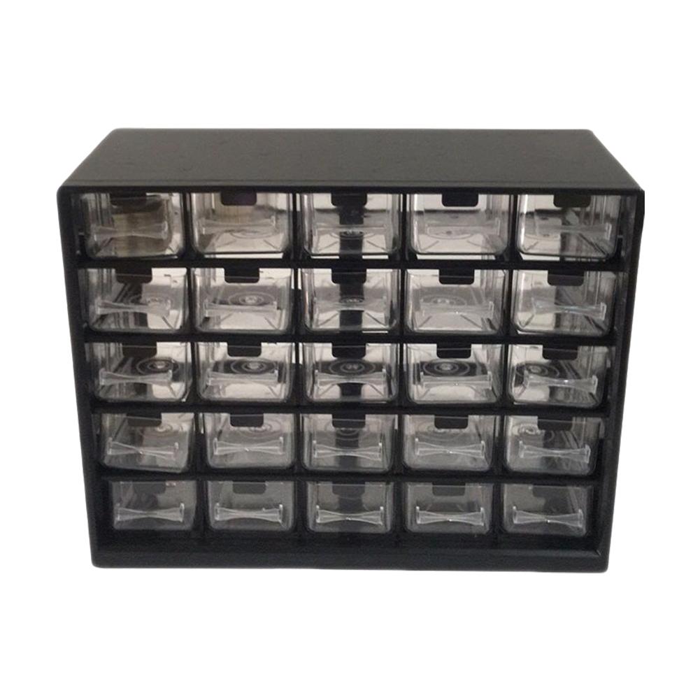 thumbnail image 4 of SGACAI Caja de almacenamiento de piezas de herramientas pequeñas de 25 cajones, caja de componentes de clasificación de plástico;, 4 of 7