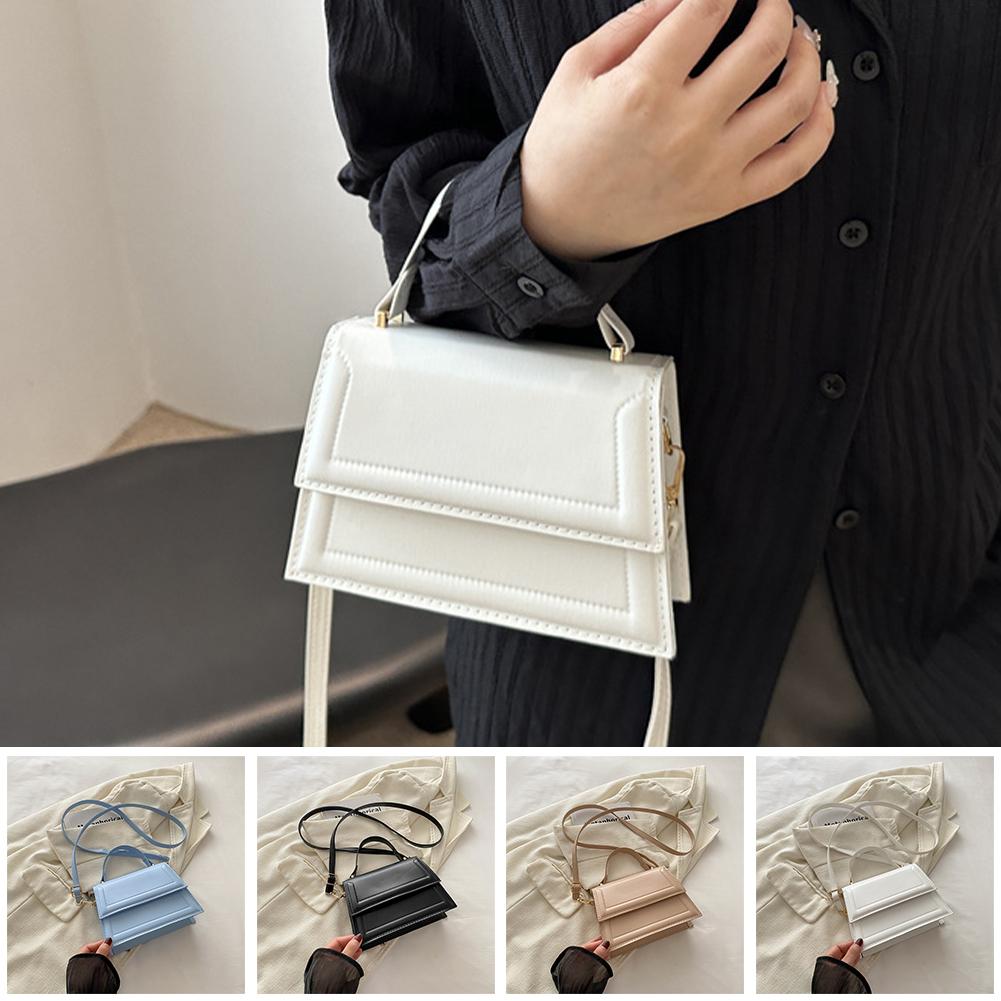 thumbnail image 3 of Ruifaya Bolso de hombro para mujer de color sólido, diseño minimalista, moderno y elegante, 3 of 7