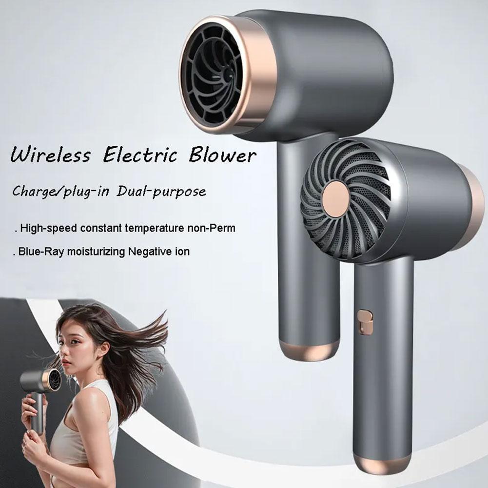 thumbnail image 4 of Wartleves Secador de pelo inalámbrico portátil recargable por USB de carga rápida M8, 4 of 7