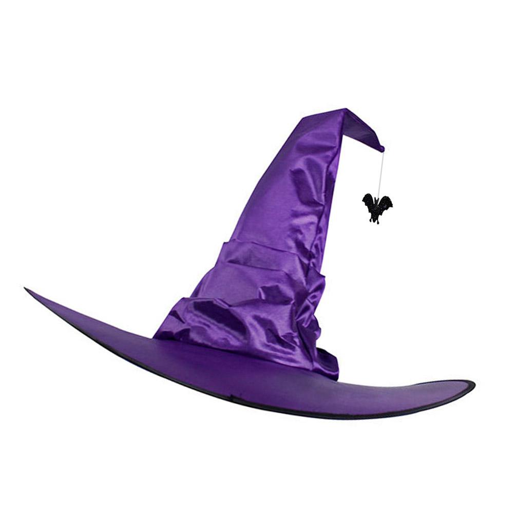 thumbnail image 3 of SGACAI Sombrero de bruja de Halloween, disfraz de mago para hombres y mujeres, cosplay * Araña colgante, 3 of 7