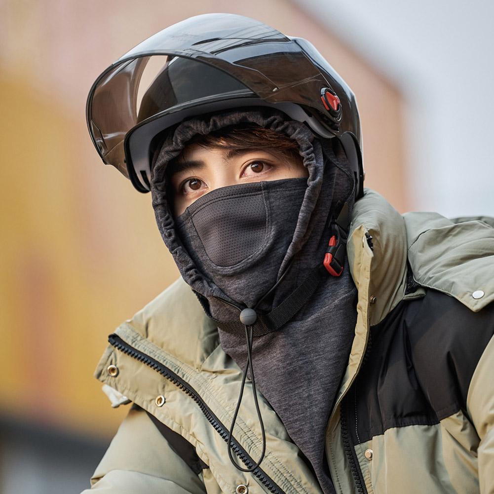 thumbnail image 3 of Ruifaya Máscara facial completa para hombre y mujer, para ciclismo, esquí, invierno, cálida, para el cuello, para moto, lote x1 U8, 3 of 7