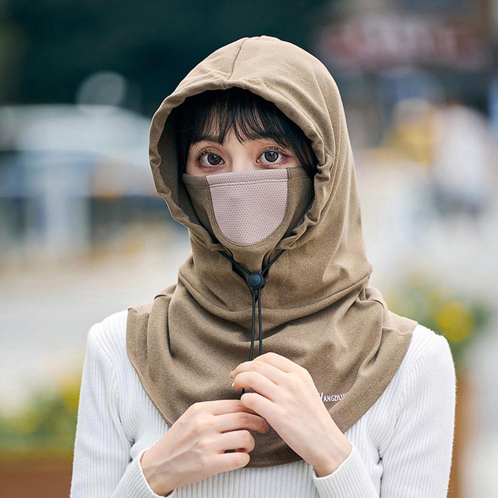 thumbnail image 4 of Ruifaya Máscara facial completa para hombre y mujer, para ciclismo, esquí, invierno, cálida, para el cuello, para moto, lote x1 U8, 4 of 7