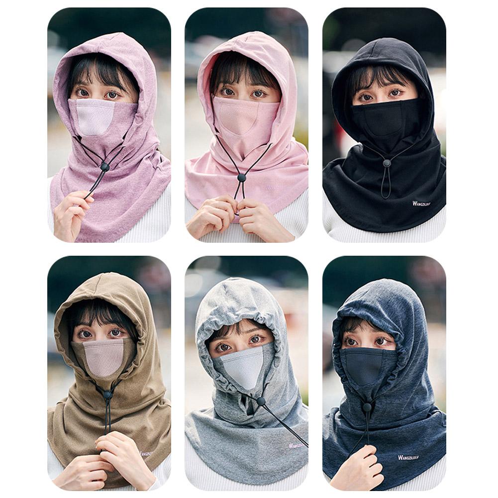 thumbnail image 2 of Ruifaya Máscara facial completa para hombre y mujer, para ciclismo, esquí, invierno, cálida, para el cuello, para moto, lote x1 U8, 2 of 7