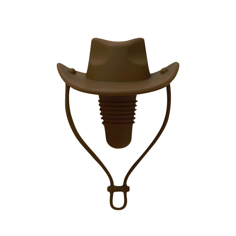 thumbnail image 2 of Cowboy Hat Silicone Wine Stopper - Decorative Bottle Topper For Wine Lovers, Airtight Seal 2 of 10