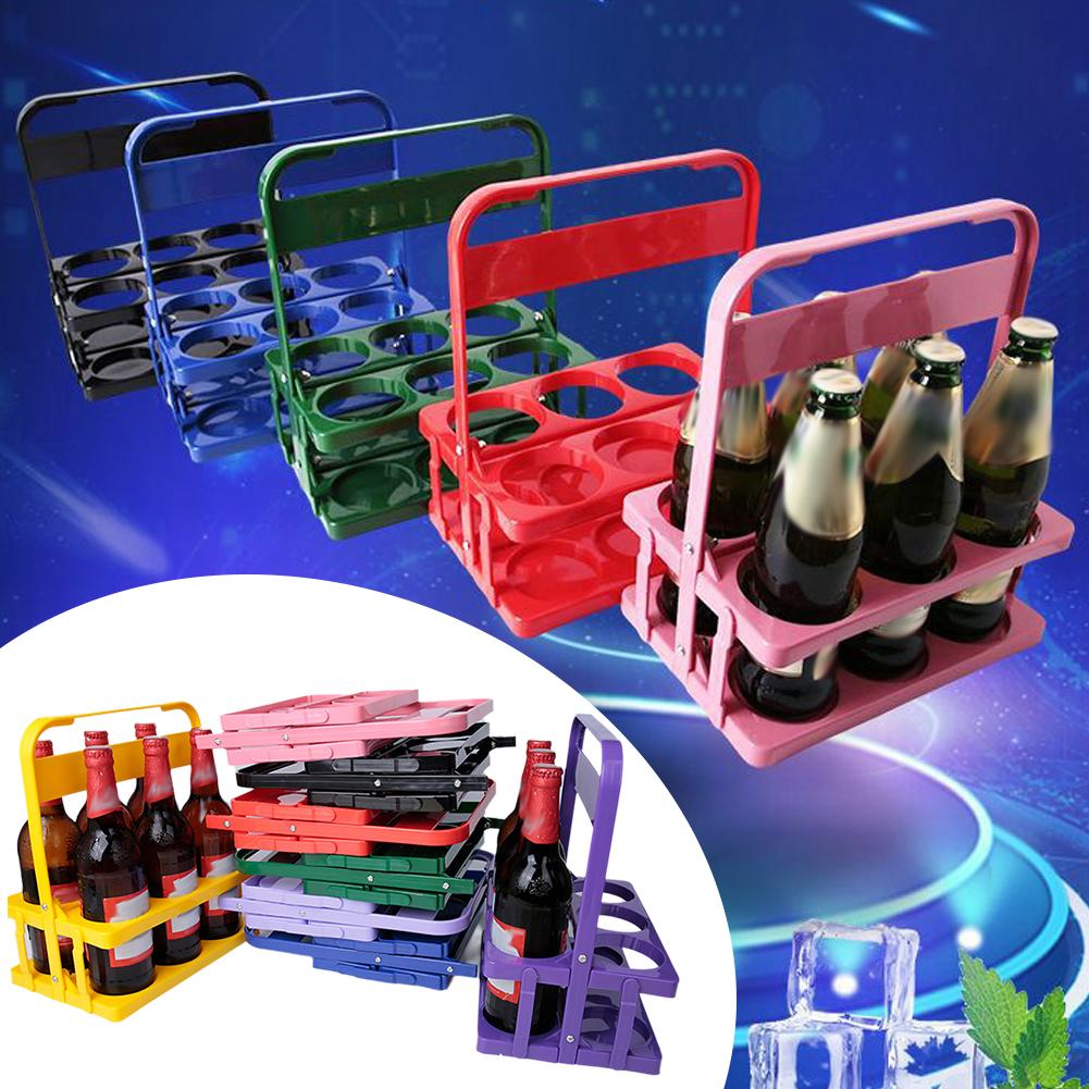 thumbnail image 3 of SGACAI Portavasos plegable para cerveza, portavasos portátil para fiestas, picnics, portavasos para cerveza. Con asa, 3 of 7