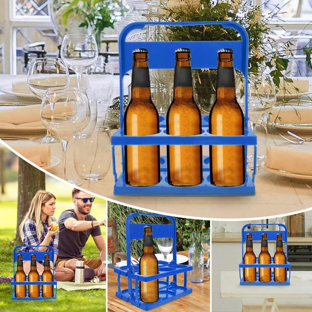 thumbnail image 2 of SGACAI Portavasos plegable para cerveza, portavasos portátil para fiestas, picnics, portavasos para cerveza. Con asa, 2 of 7