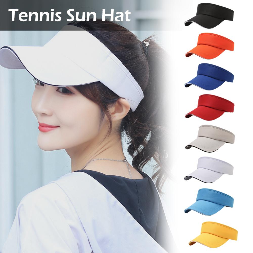 thumbnail image 5 of SGACAI Visera solar universal ajustable para deportes, golf, tenis, gorra transpirable, sombrero de verano, 5 of 7