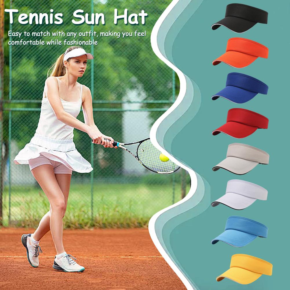 thumbnail image 4 of SGACAI Visera solar universal ajustable para deportes, golf, tenis, gorra transpirable, sombrero de verano, 4 of 7