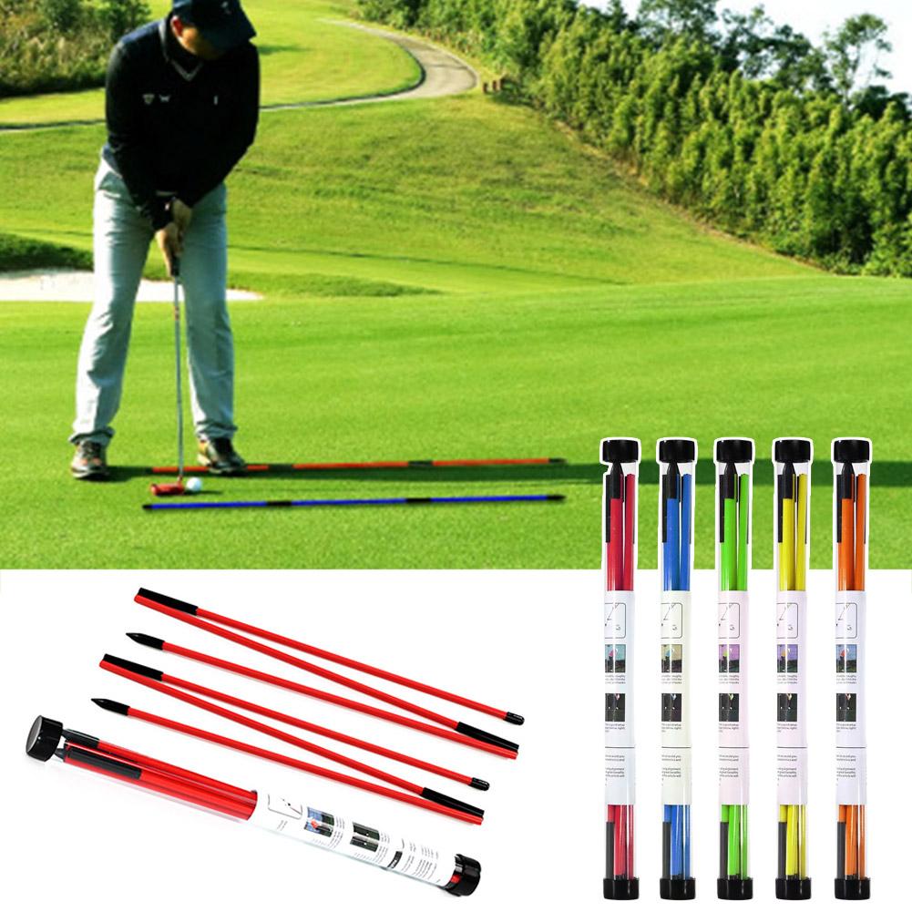 thumbnail image 3 of Ruifaya Palos de alineación de golf de 48'', palo de práctica de entrenamiento de swing completo, plegable, 3 of 7