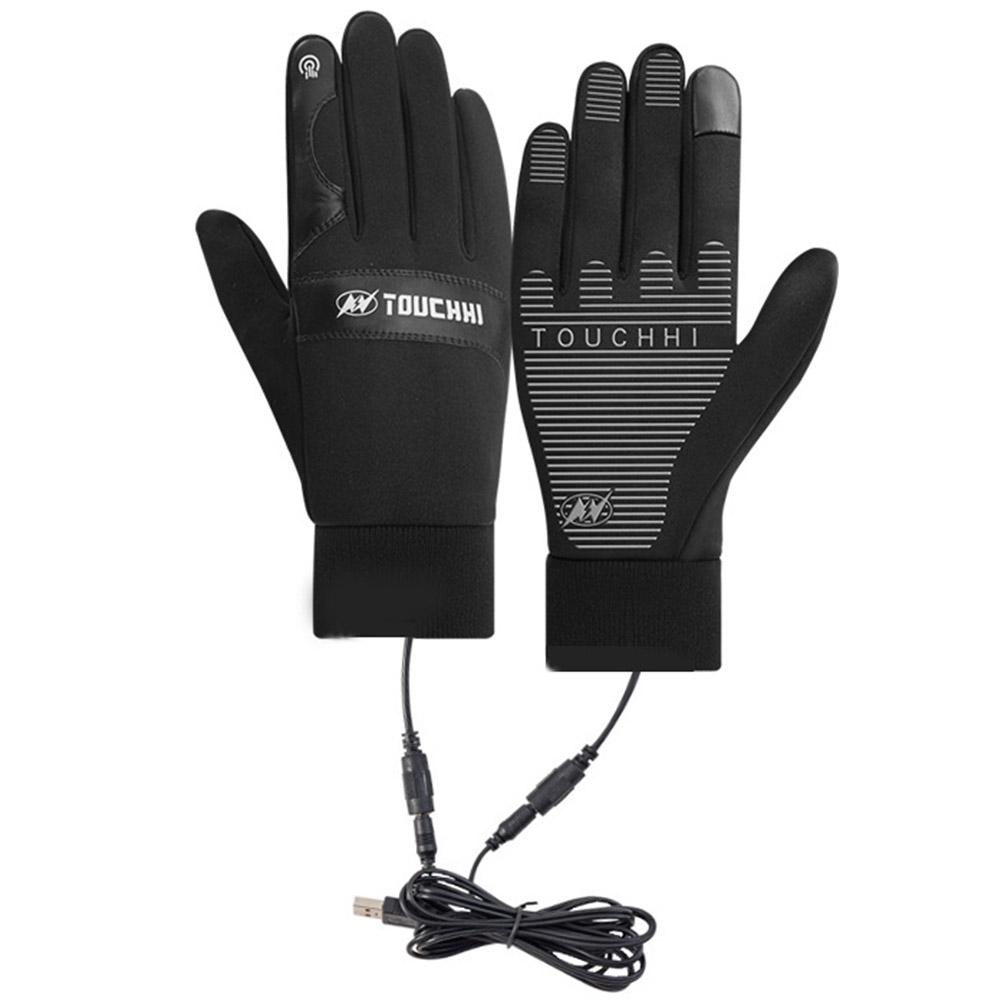 thumbnail image 5 of SGACAI Guantes eléctricos calefactados por USB, recargables, con pantalla táctil, para motocicleta, 5 of 7