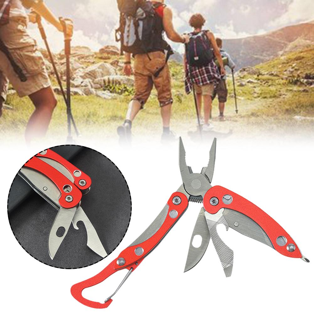 thumbnail image 3 of Ruifaya 11 en 1 Zange mit Karabiner und Scheide zusammenklappbares Multit Camping, 3 of 7