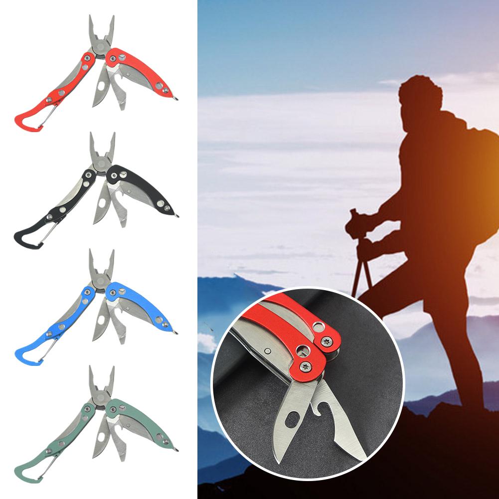 thumbnail image 2 of Ruifaya 11 en 1 Zange mit Karabiner und Scheide zusammenklappbares Multit Camping, 2 of 7