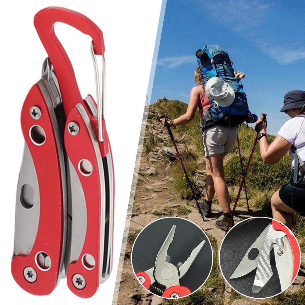 thumbnail image 4 of Ruifaya 11 en 1 Zange mit Karabiner und Scheide zusammenklappbares Multit Camping, 4 of 7