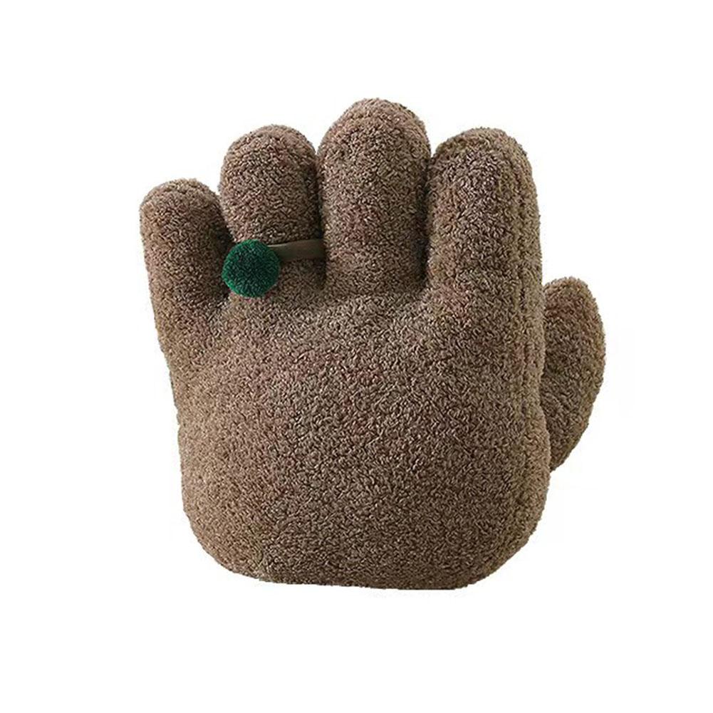 thumbnail image 5 of Wartleves Almohada de palma de estilo nórdico que simula el uso de cinco dedos en forma de mano, 5 of 7