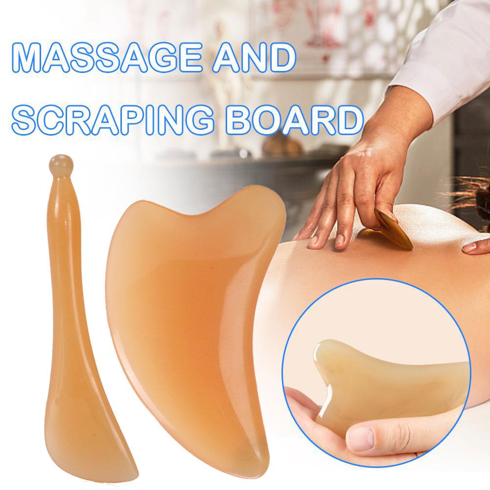 thumbnail image 4 of SGACAI Artefacto Gua Sha con palo de masaje facial de madera N8, 4 of 7